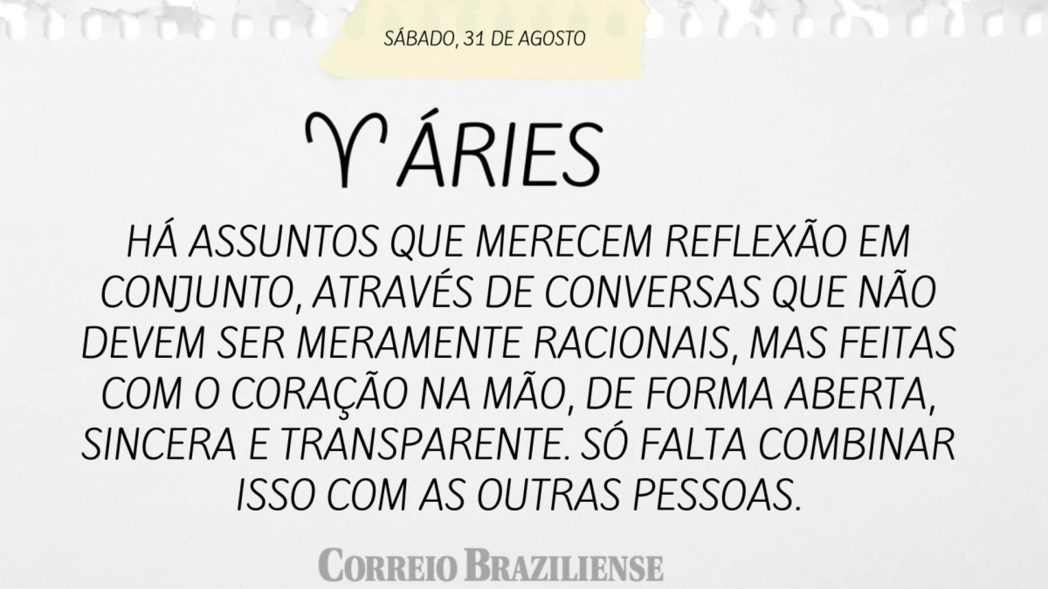 ARIES (nascimento entre 21/03 e 20/04)
