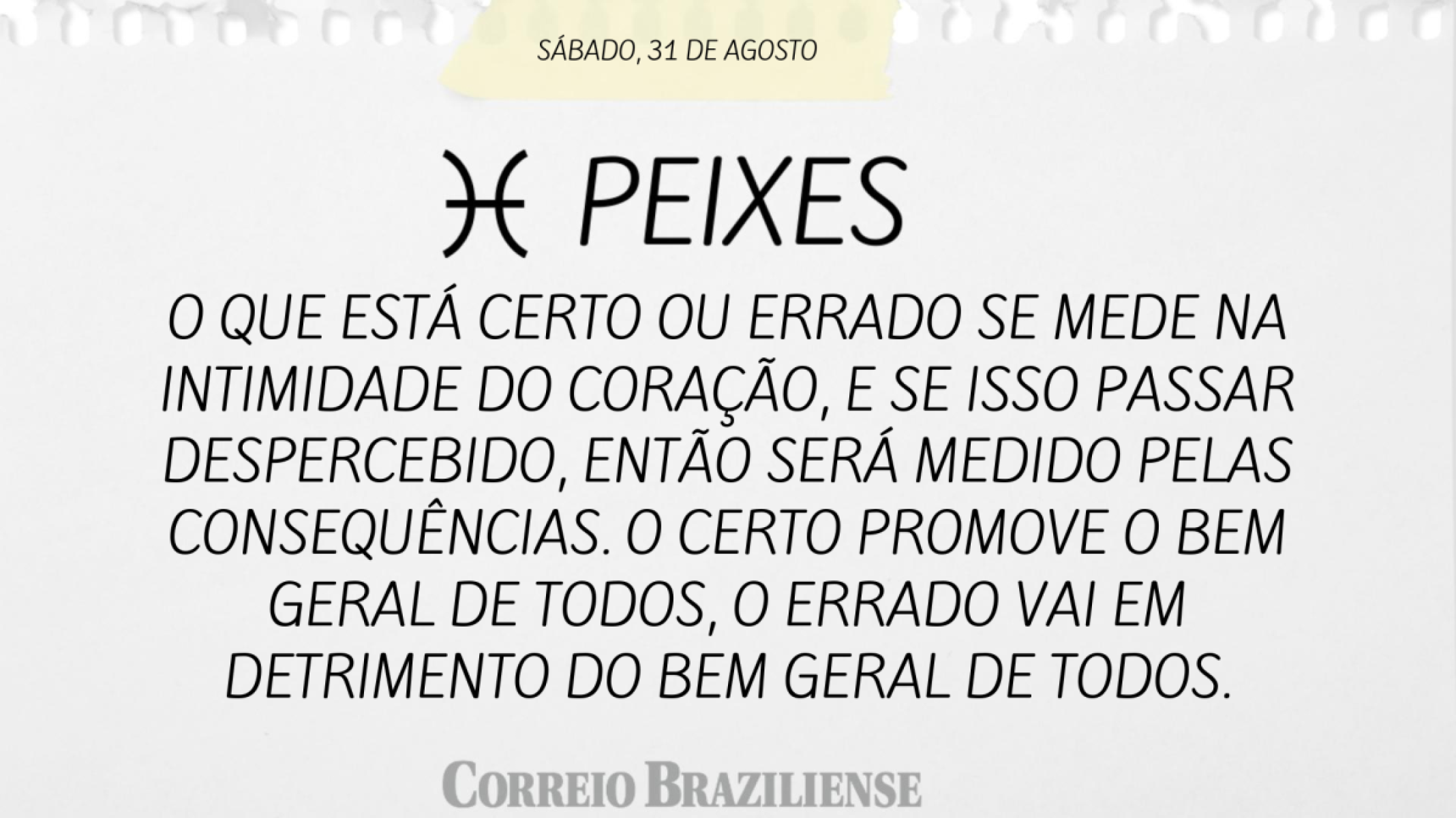 PEIXES (nascimento entre 20/2 a 20/3)
