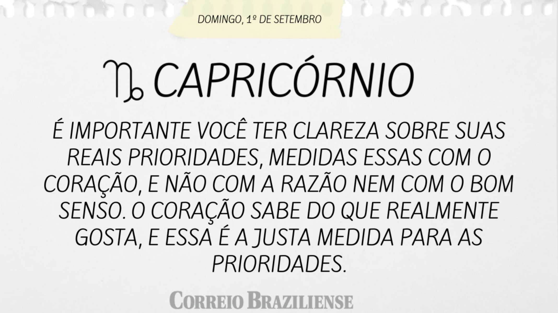 CAPRICÓRNIO (nascidos entre 22/12 e 20/01) 