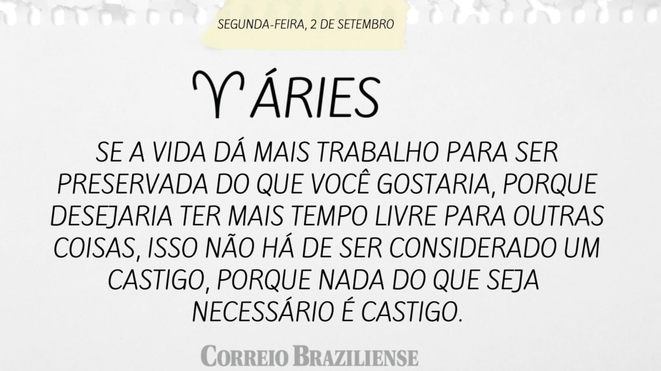 ÁRIES (nascimento entre 21/3 a 20/4) 