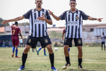 O Sobradinho será um dos times em ação durante a sequência de três partidas marcadas para esta quinta-feira (19/9) -  (crédito: Júlio César Silva / Sobradinho EC)