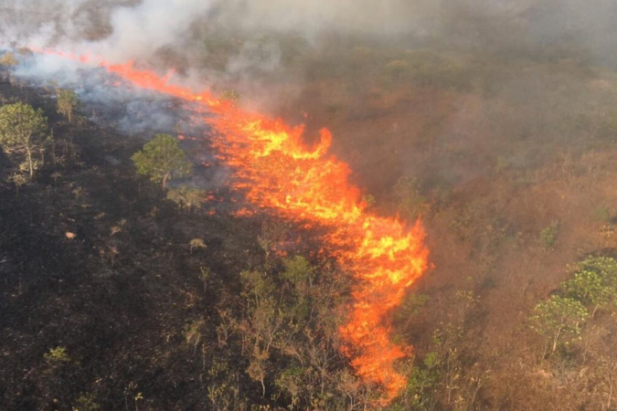 Governo deve apresentar pacote ambiental que mira combate às queimadas no país -  (crédito: Corpo de Bombeiros de MT)