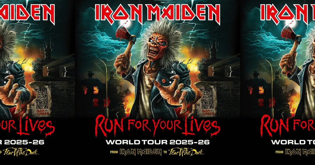 Iron Maiden anuncia turnê mundial para comemorar 50 anos