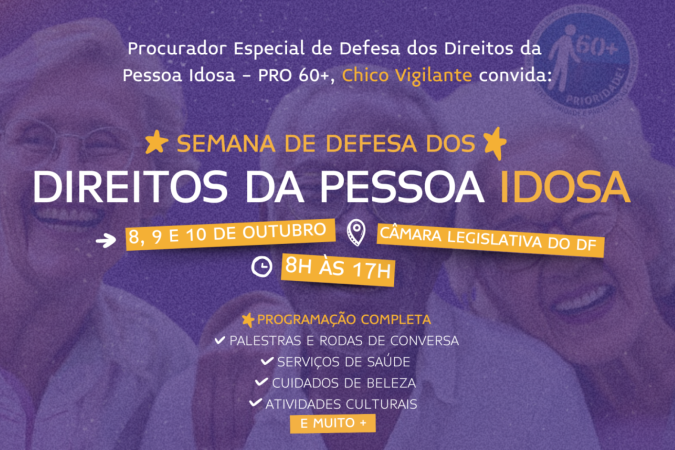 1ª Semana de Defesa dos Direitos da Pessoa Idosa -  (crédito: CLDF)