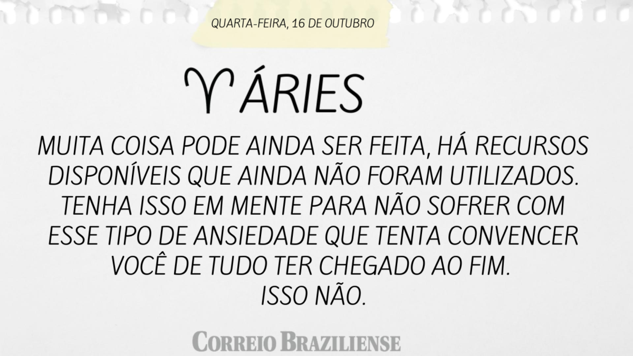 ARIES (nascimento entre 21/03 e 20/04) 