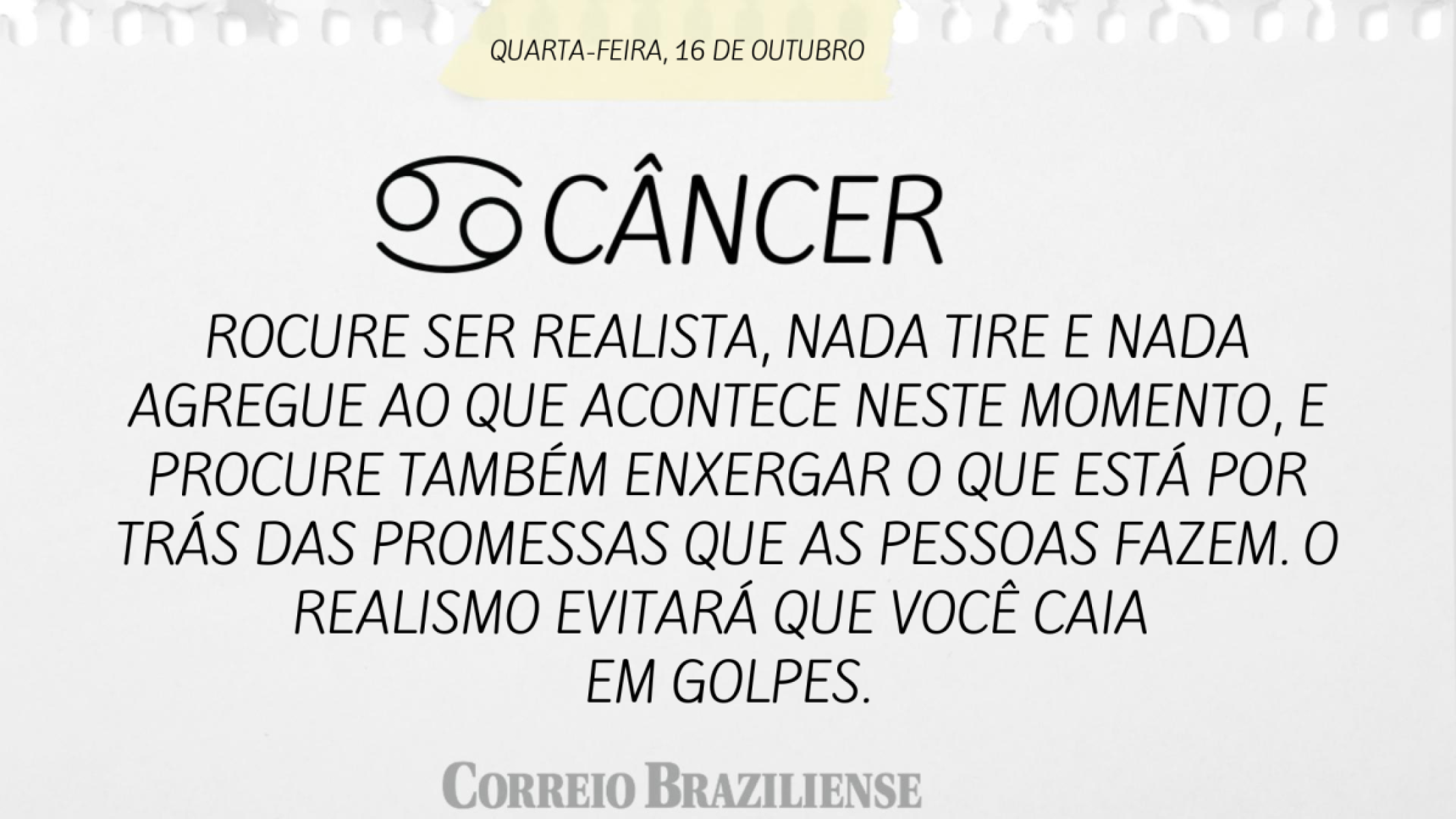 CÂNCER (nascimento entre 21/6 a 21/7) 