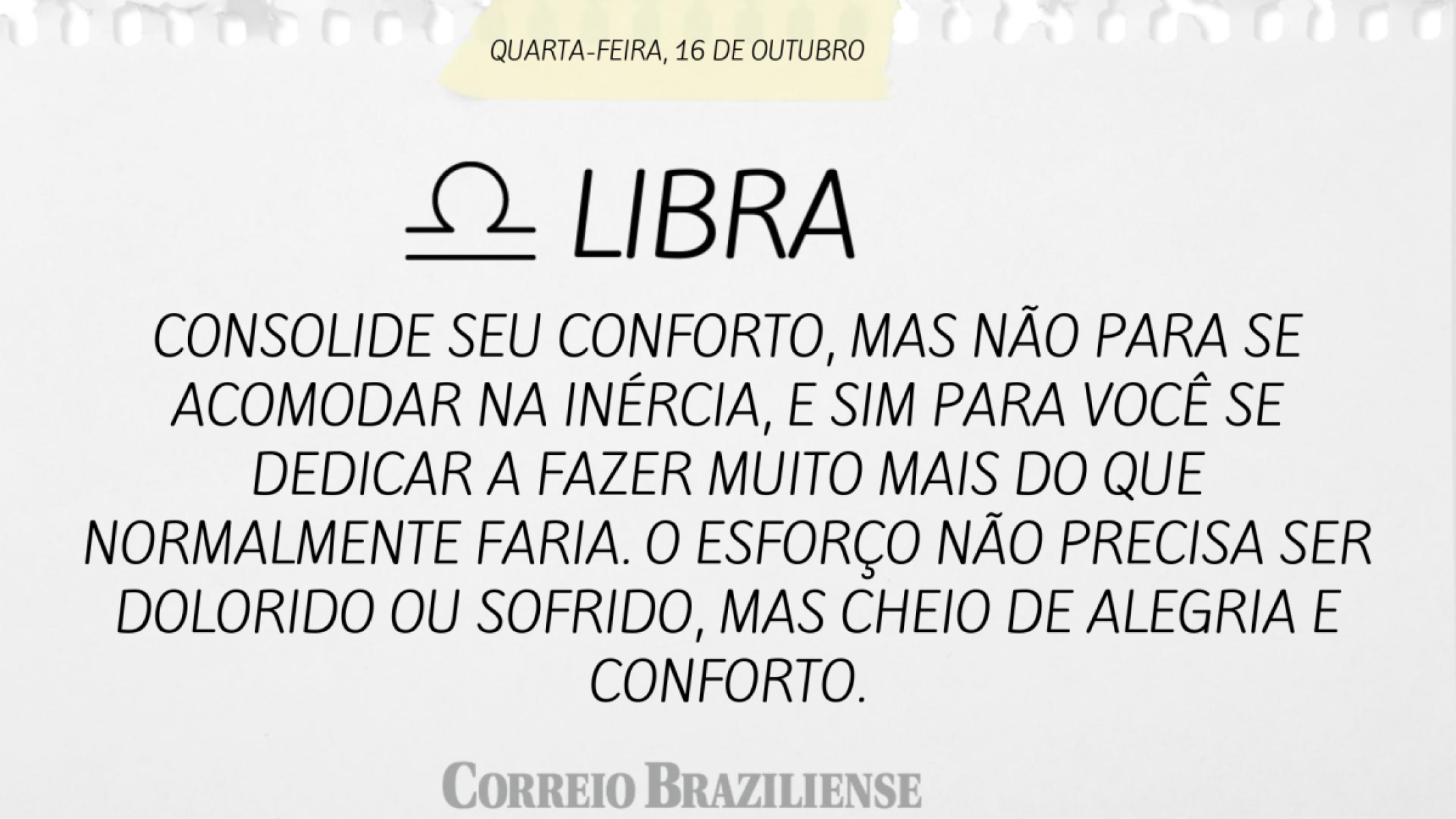 LIBRA (nascimento entre 23/9 a 22/10) 