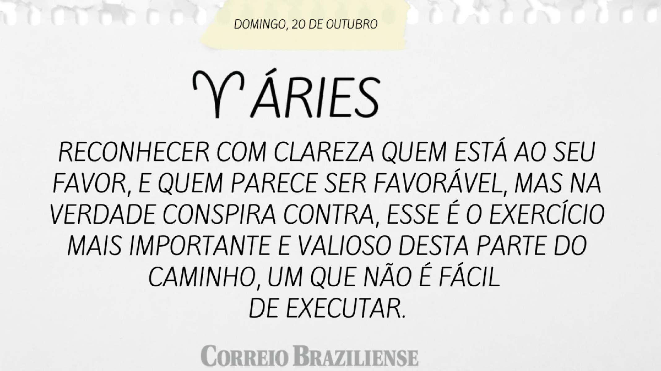 ARIES (nascimento entre 21/03 e 20/04) 