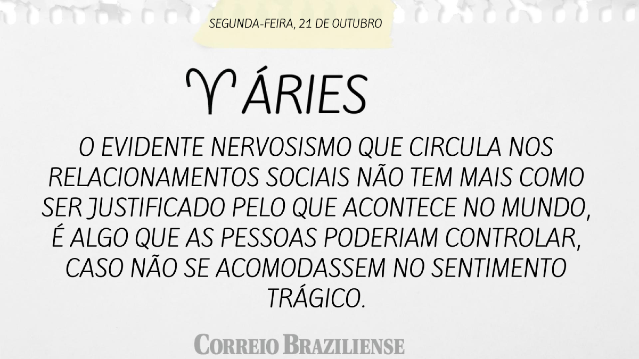 ÁRIES (nascimento entre 21/3 a 20/4) 