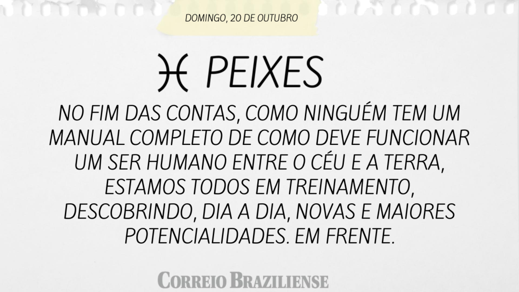 PEIXES (nascimento entre 20/2 a 20/3) 