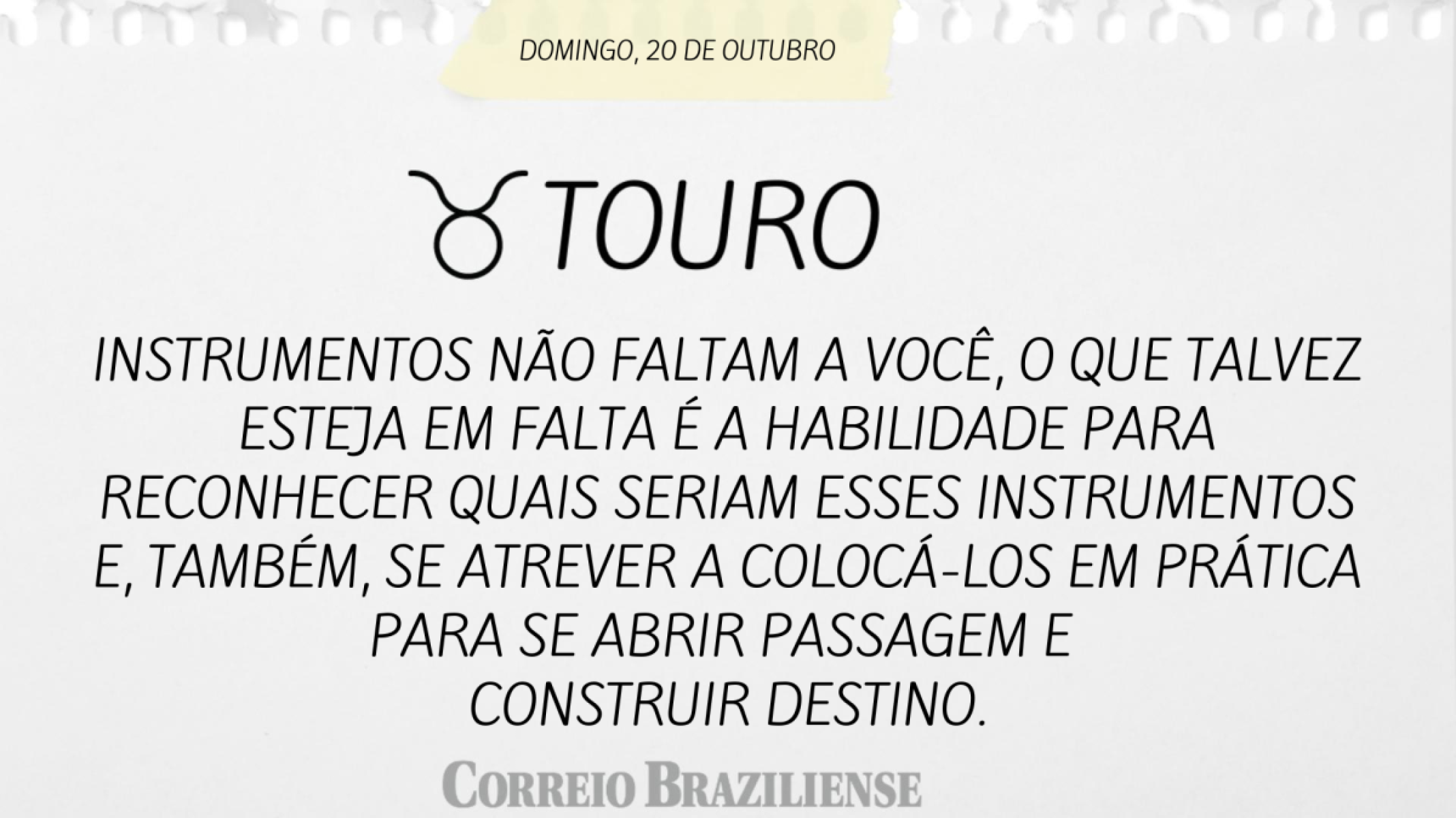 TOURO (nascimento entre 21/4 a 20/5) 