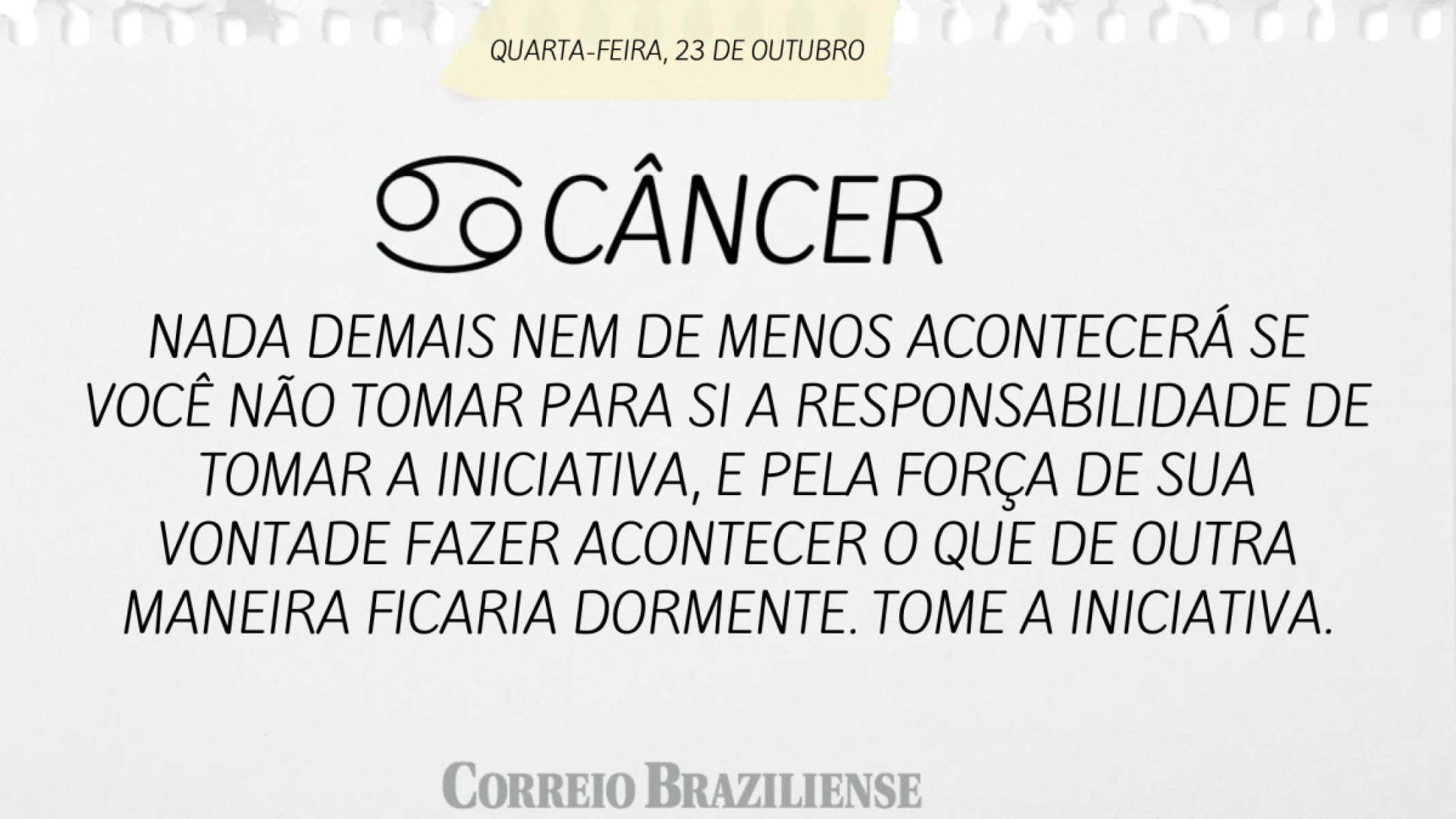 Câncer | 23 de outubro