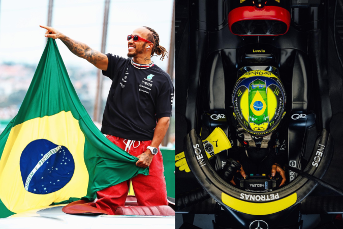 Apaixonado pelo Brasil, Lewis Hamilton recebeu o título de cidadão honorário brasileiro em 2022 - (crédito: Reprodução/Instagram/@lewishamilton) Apaixonado pelo Brasil, Lewis Hamilton recebeu o título de cidadão honorário brasileiro em 2022 - (crédito: Reprodução/Instagram/@lewishamilton)