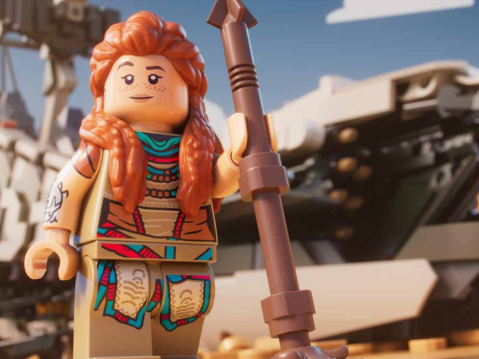 A Lego se uniu à Sony para contar uma história entre os dois jogos Horizon da forma mais lúdica que os blocos de construção permitem.