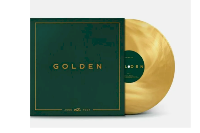 Jungkook, do BTS, anuncia 'Golden' em vinil dourado -  (crédito: Universal Music / Big Hit Music)