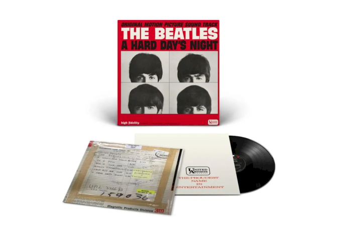 Trilha sonora de 'A Hard Day's Night' dos Beatles é relançada em vinil -  (crédito: Universal Music)