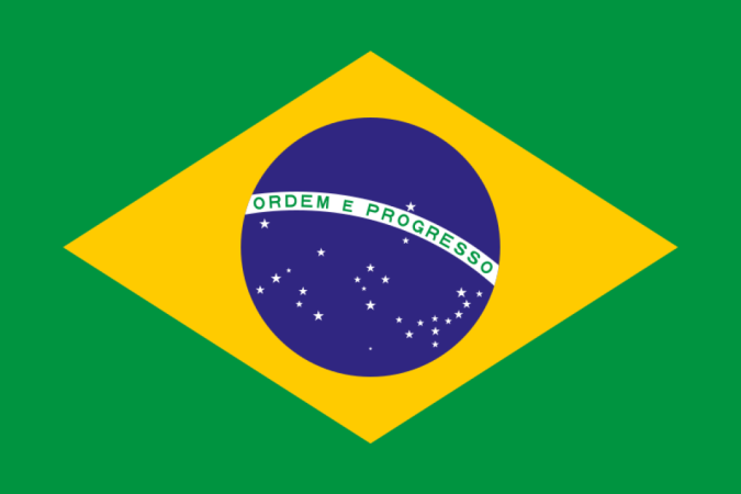 Bandeira do Brasil de 1889 a 1960, com 21 estrelas