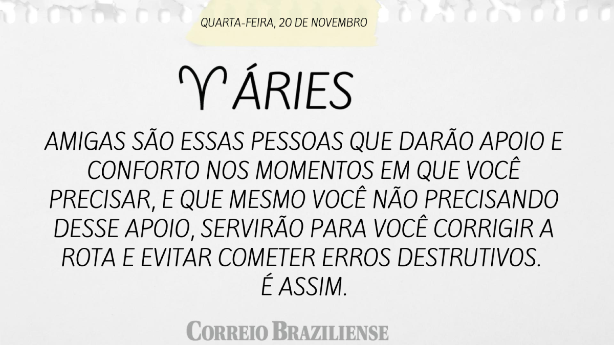 ÁRIES (nascimento entre 21/3 a 20/4) 