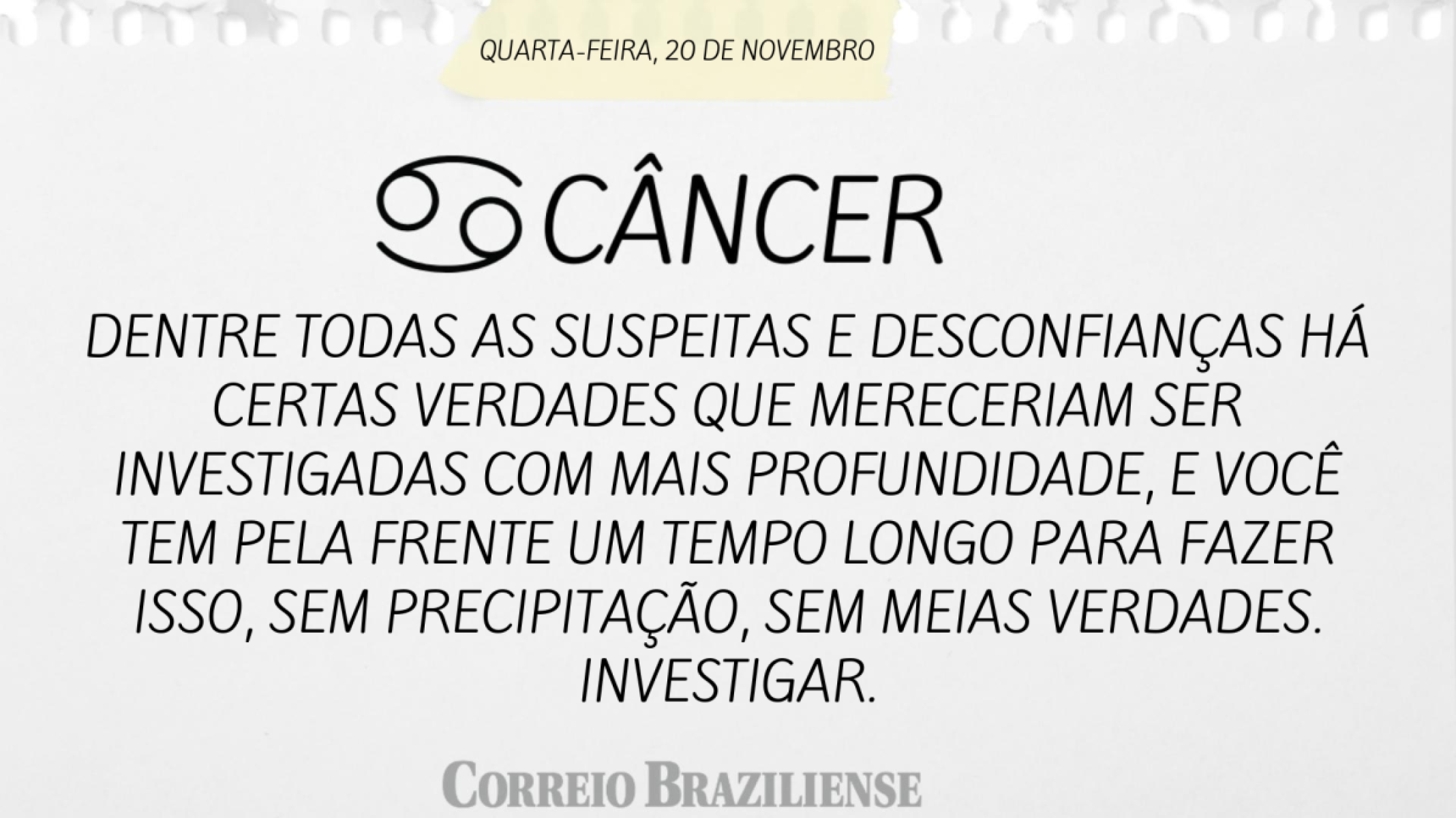 CÂNCER (nascimento entre 21/6 a 21/7) 