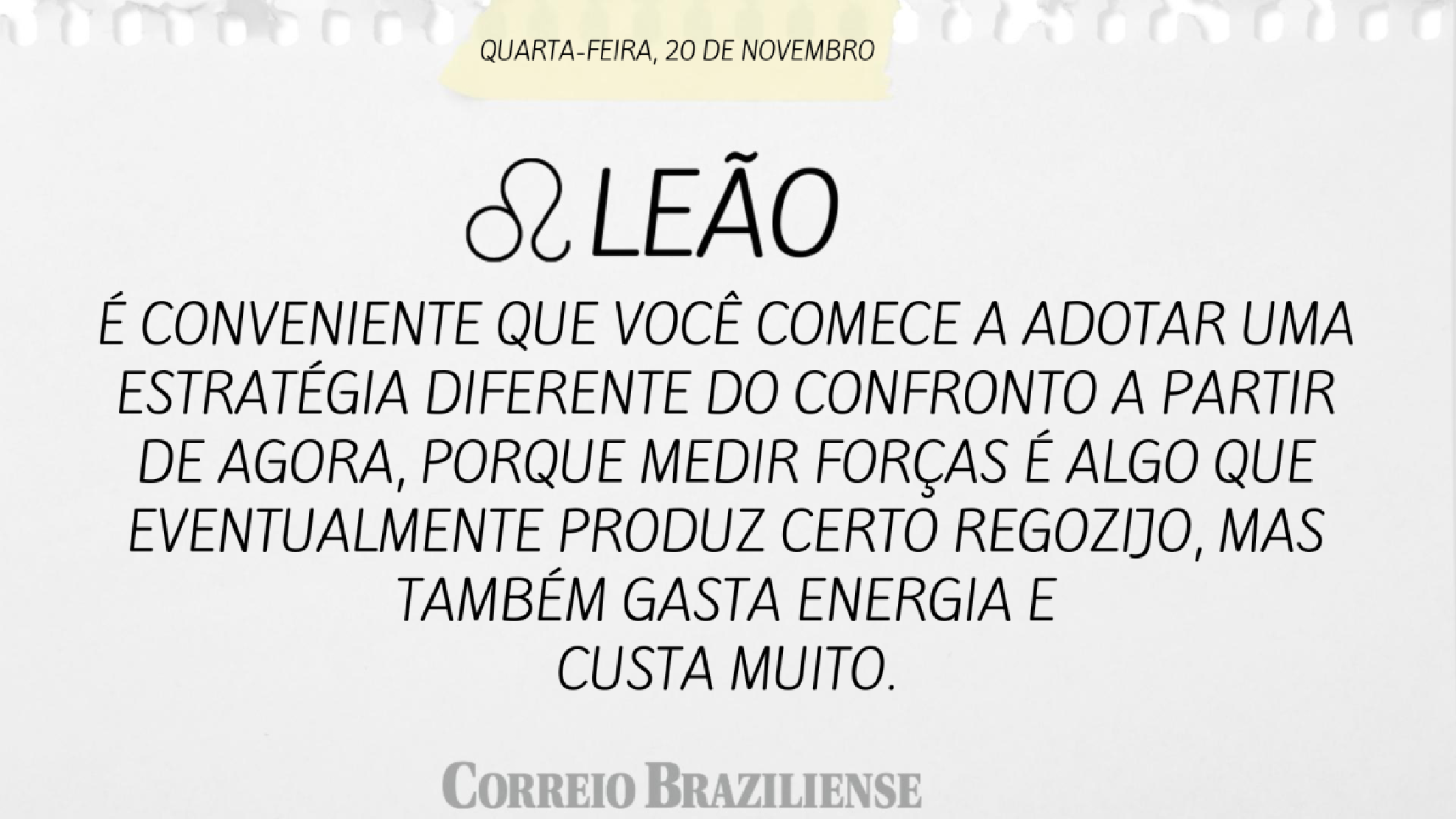 LEÃO (nascimento entre 22/7 a 22/8) 