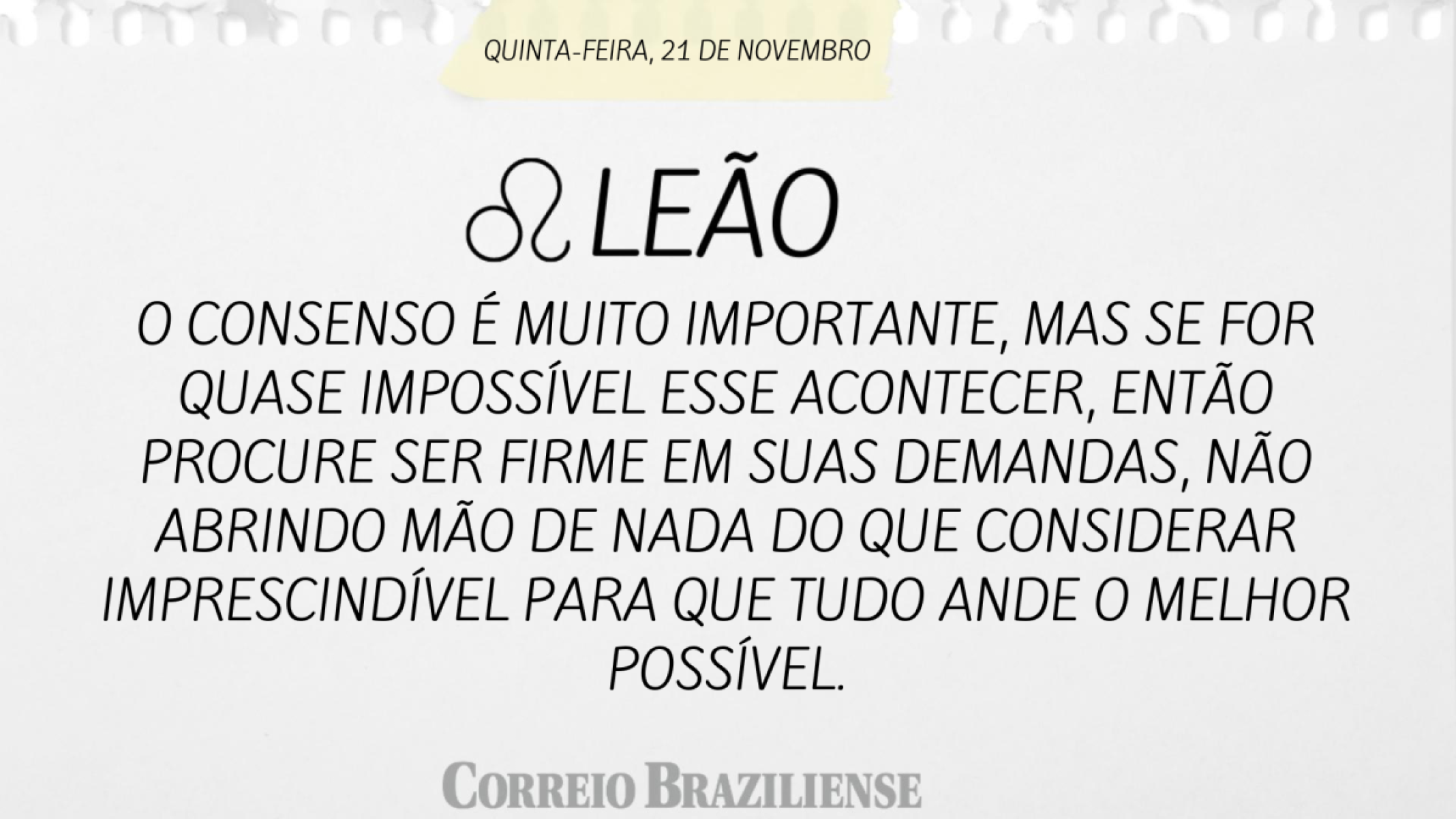 LEÃO (nascimento entre 22/7 a 22/8) 