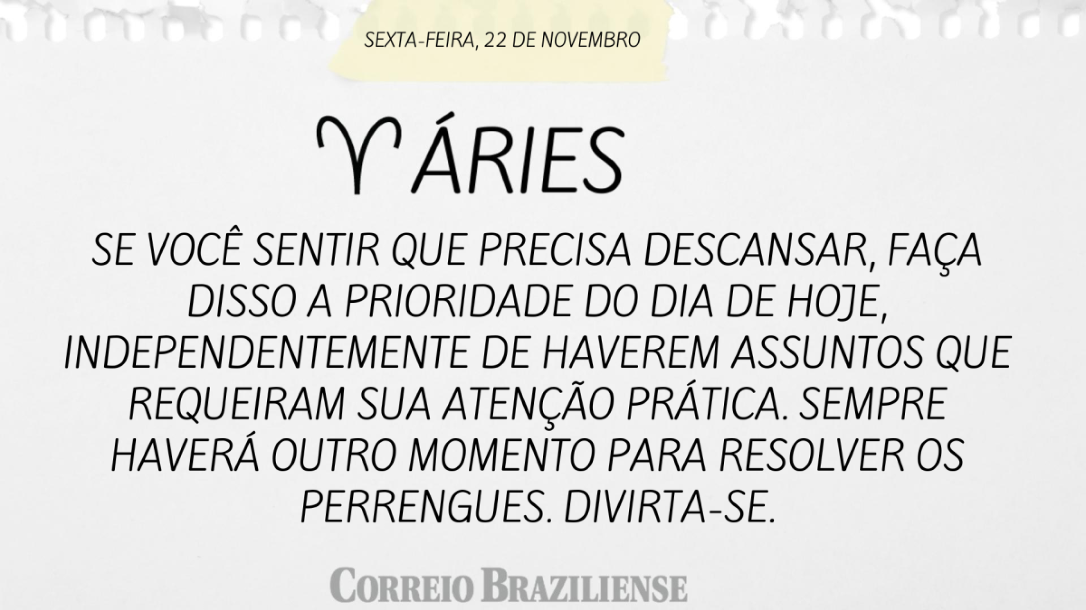 ÁRIES (nascimento entre 21/3 a 20/4) 