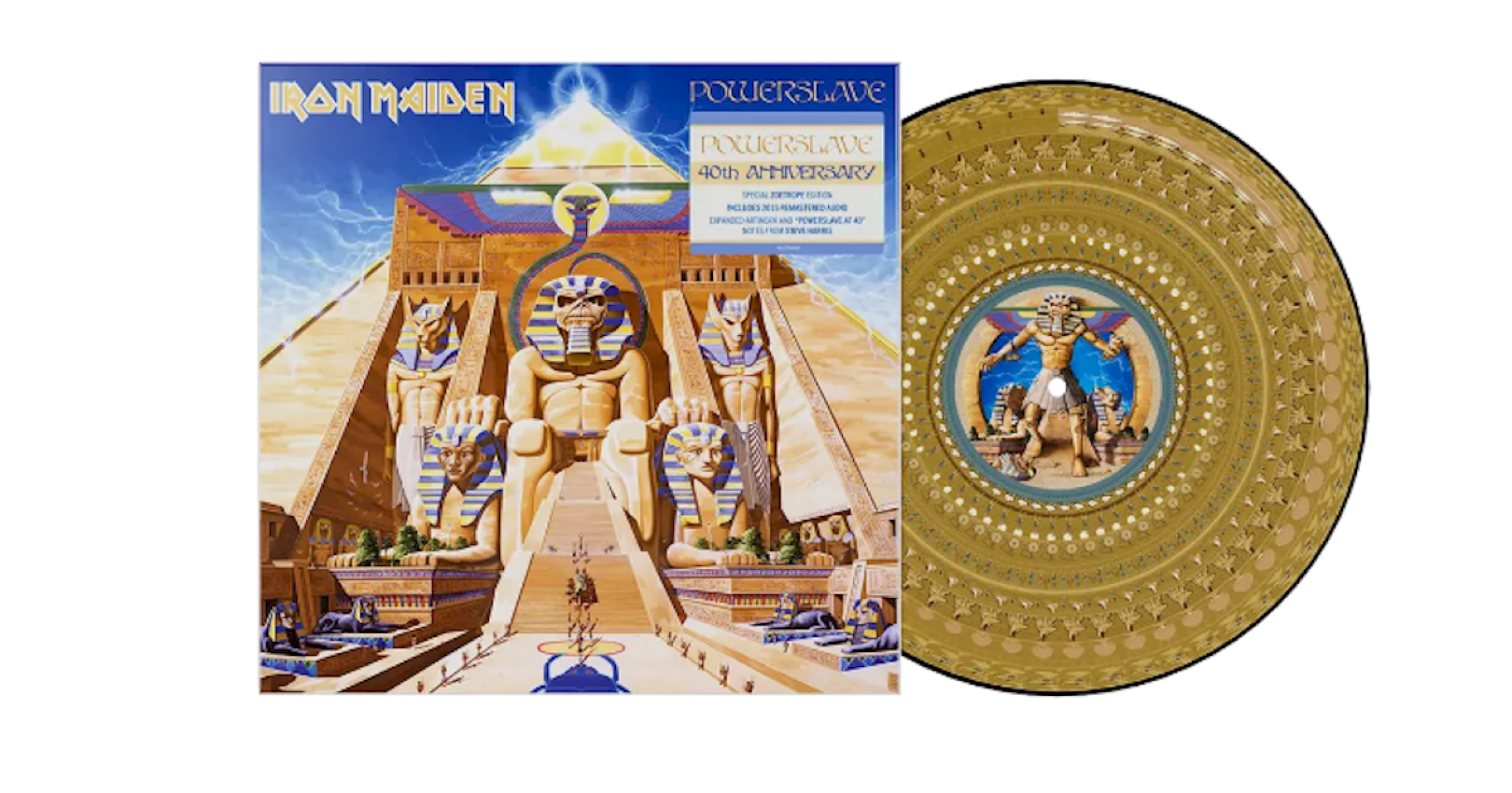 Iron Maiden relança 'Powerslave' em vinil zoetrope  