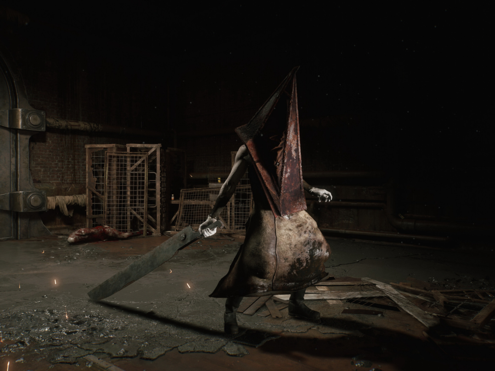 Um dos personagens mais marcantes da história é Pyramid Head, que tem por trás de sua existência um fato perturbador sobre o próprio James.