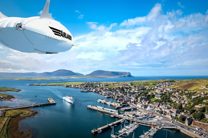 Os dirigíveis voam a uma altitude menor do que um avião, com cabines não pressurizadas e vistas panorâmicas -  (crédito: HAV)