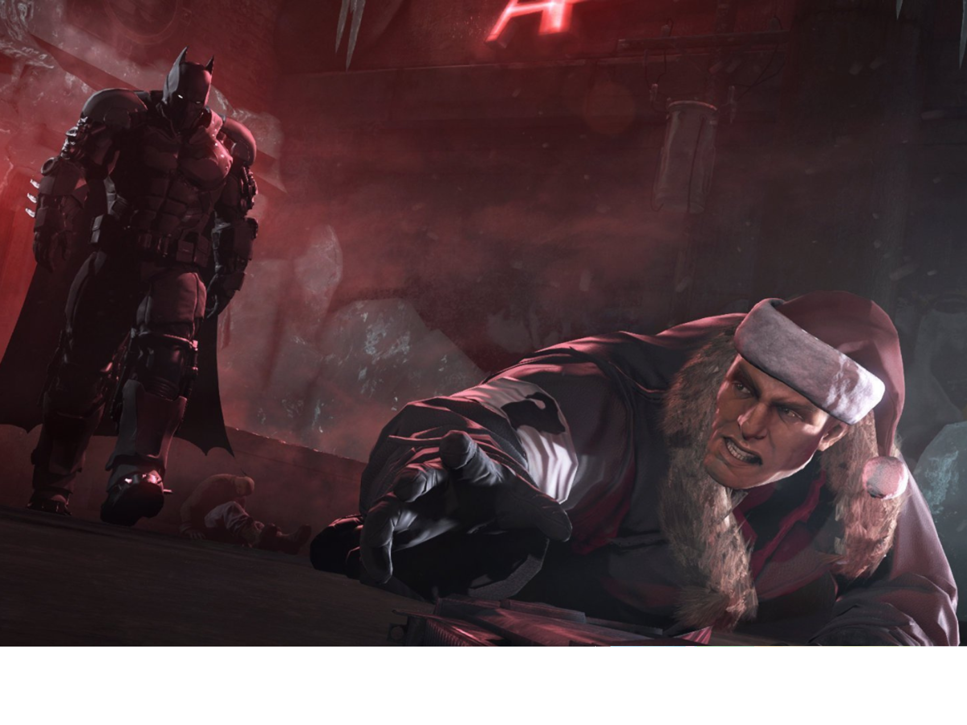 O Natal do Homem-Morcego também é sombrio em Gotham City.