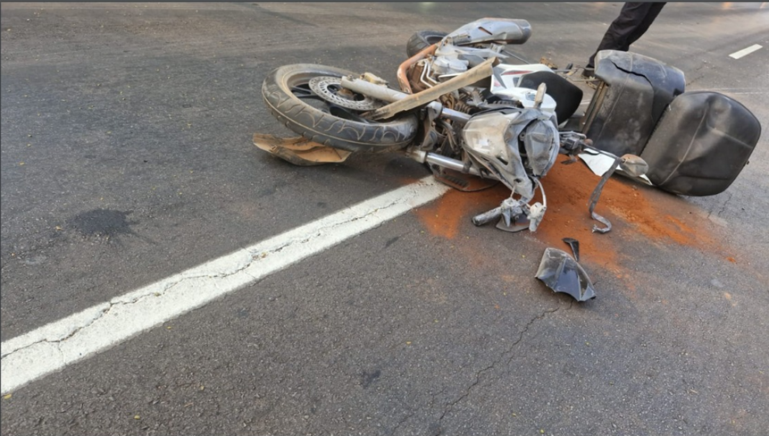 Motociclista foi atropelado de propósito após briga de trânsito no DF