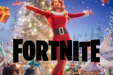 Trazendo o clima do Natal, Mariah Carey entra para o mundo de Fortnite. -  (crédito: Reprodução/Epic Games)