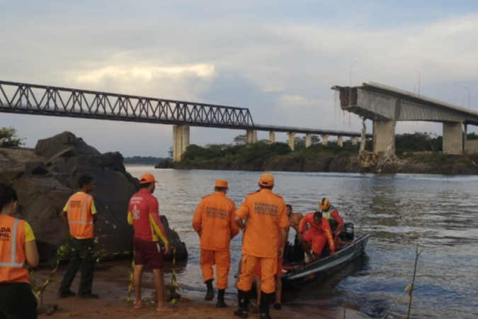 Ponto JK foi inaugurada em 1960 -  (crédito: Corpo De Bombeiros Militar Do Maranhao/via REUTERS)