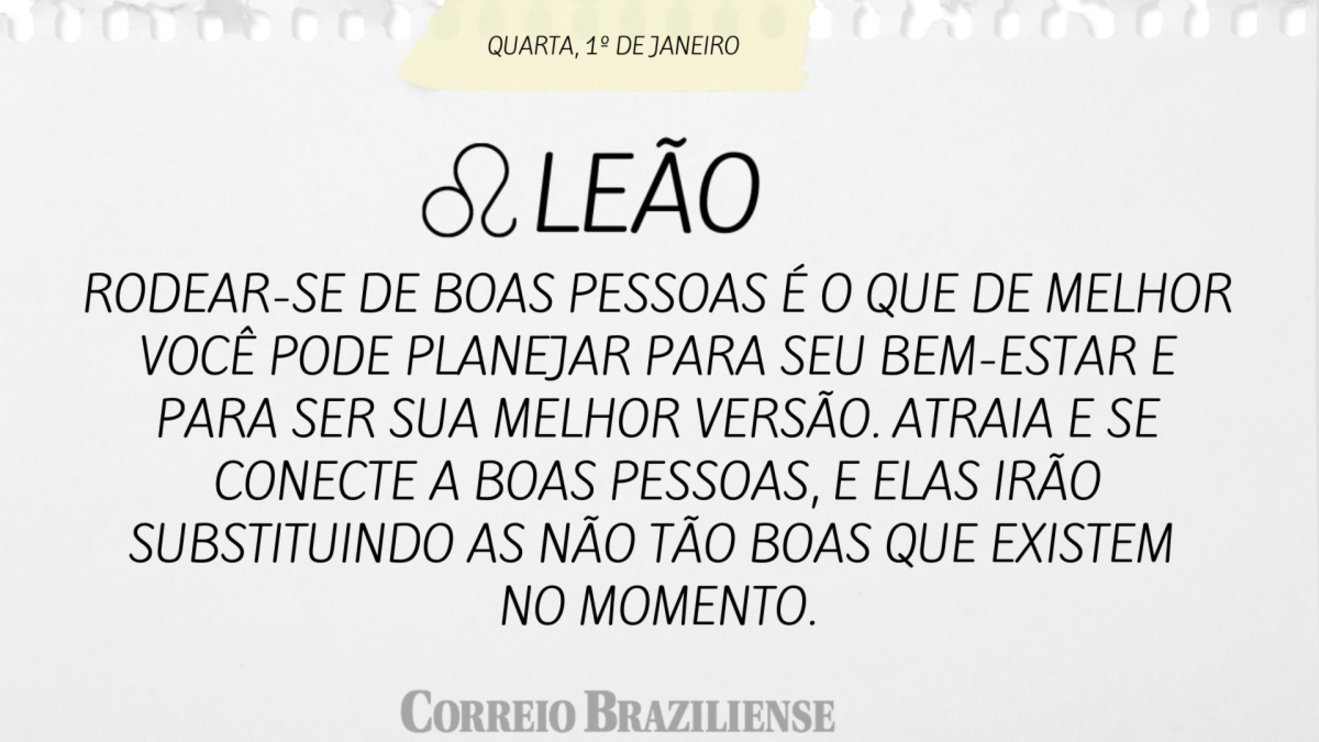 LEÃO | 1º DE JANEIRO