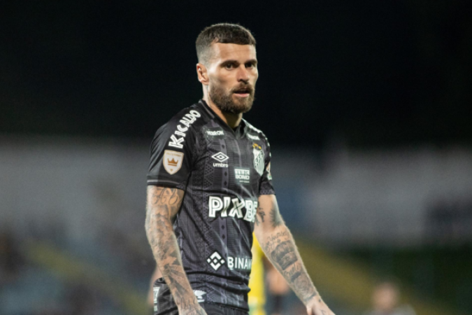 Lucas Lima vai rescindir com o Santos e assinar com o Sport -  (crédito: Foto: Raul Baretta/ Santos FC.)