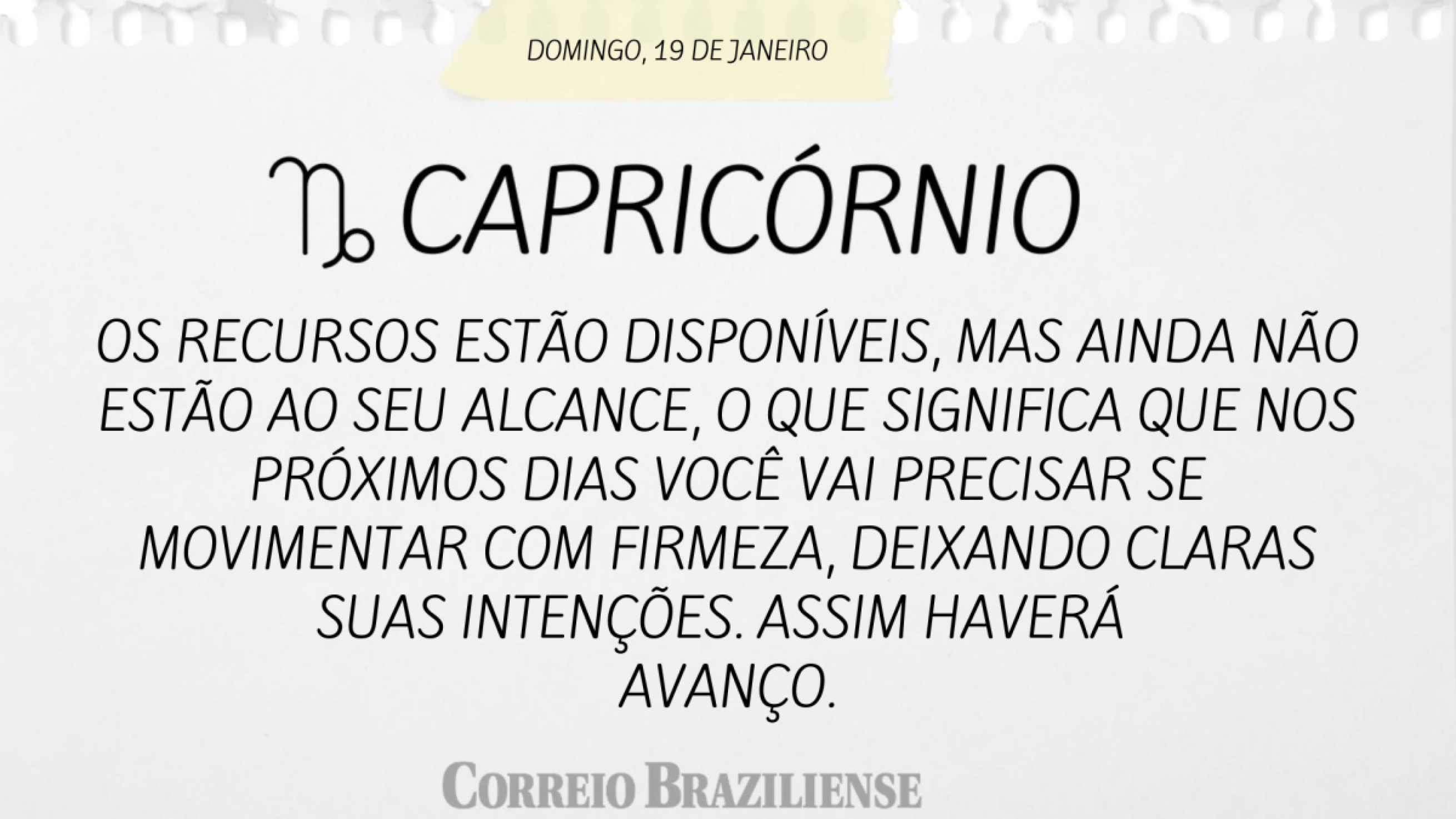 CAPRICÓRNIO (nascidos entre 22/12 e 20/01) 