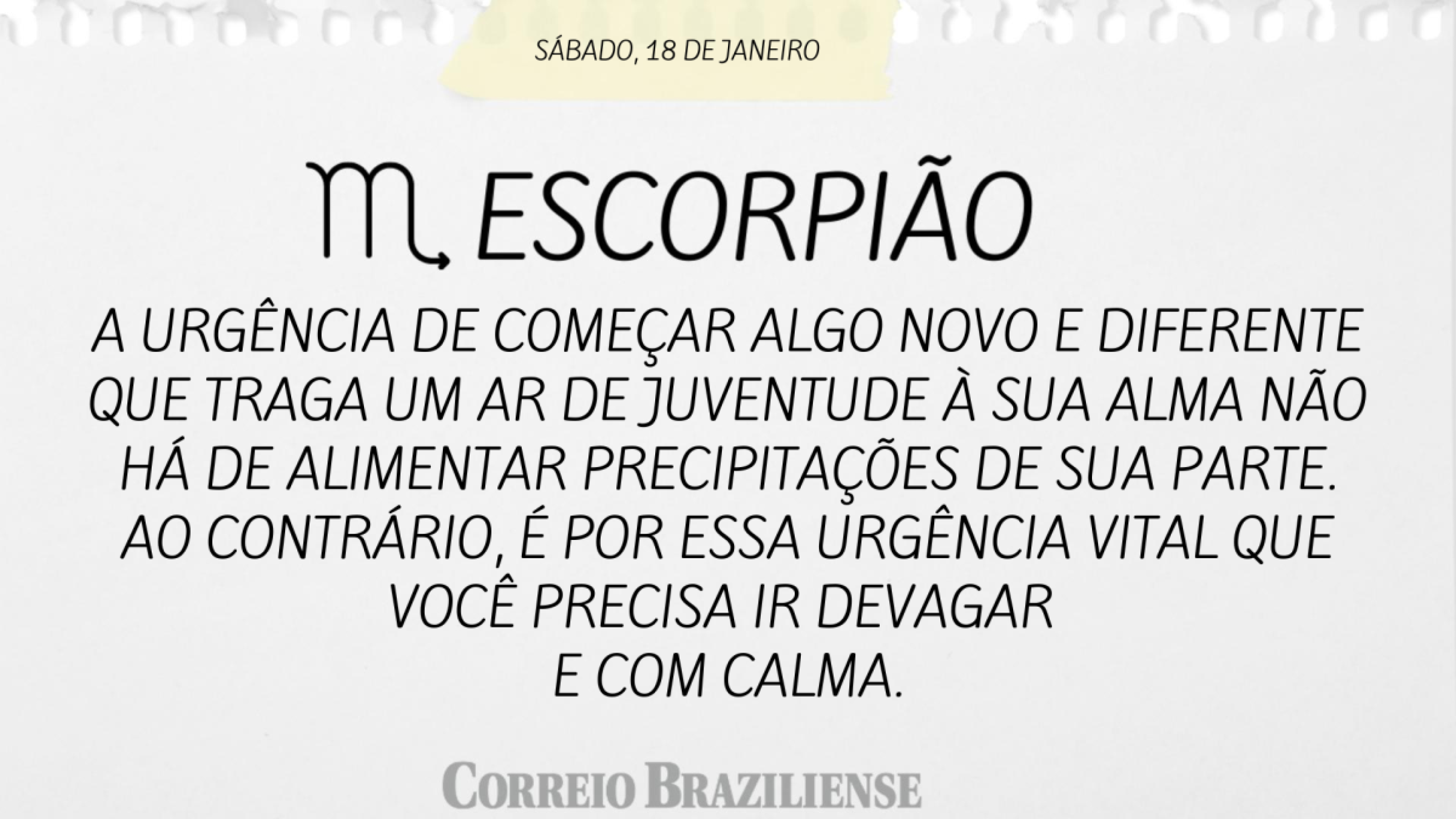 ESCORPIÃO (nascidos entre 23/10 e 21/11) 