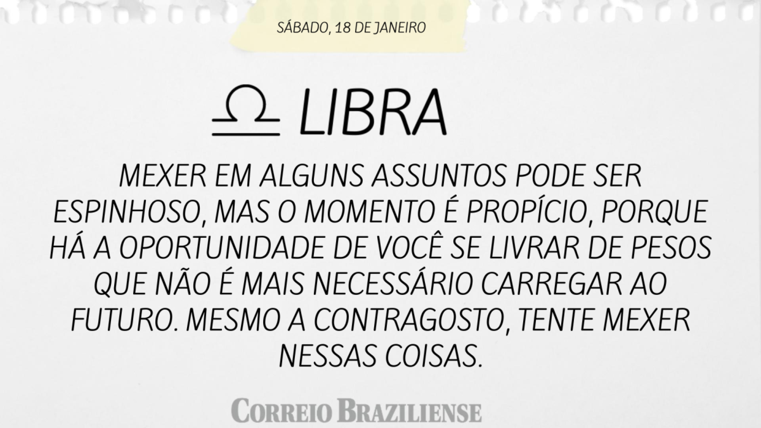 LIBRA (nascidos entre 23/09 e 22/10) 