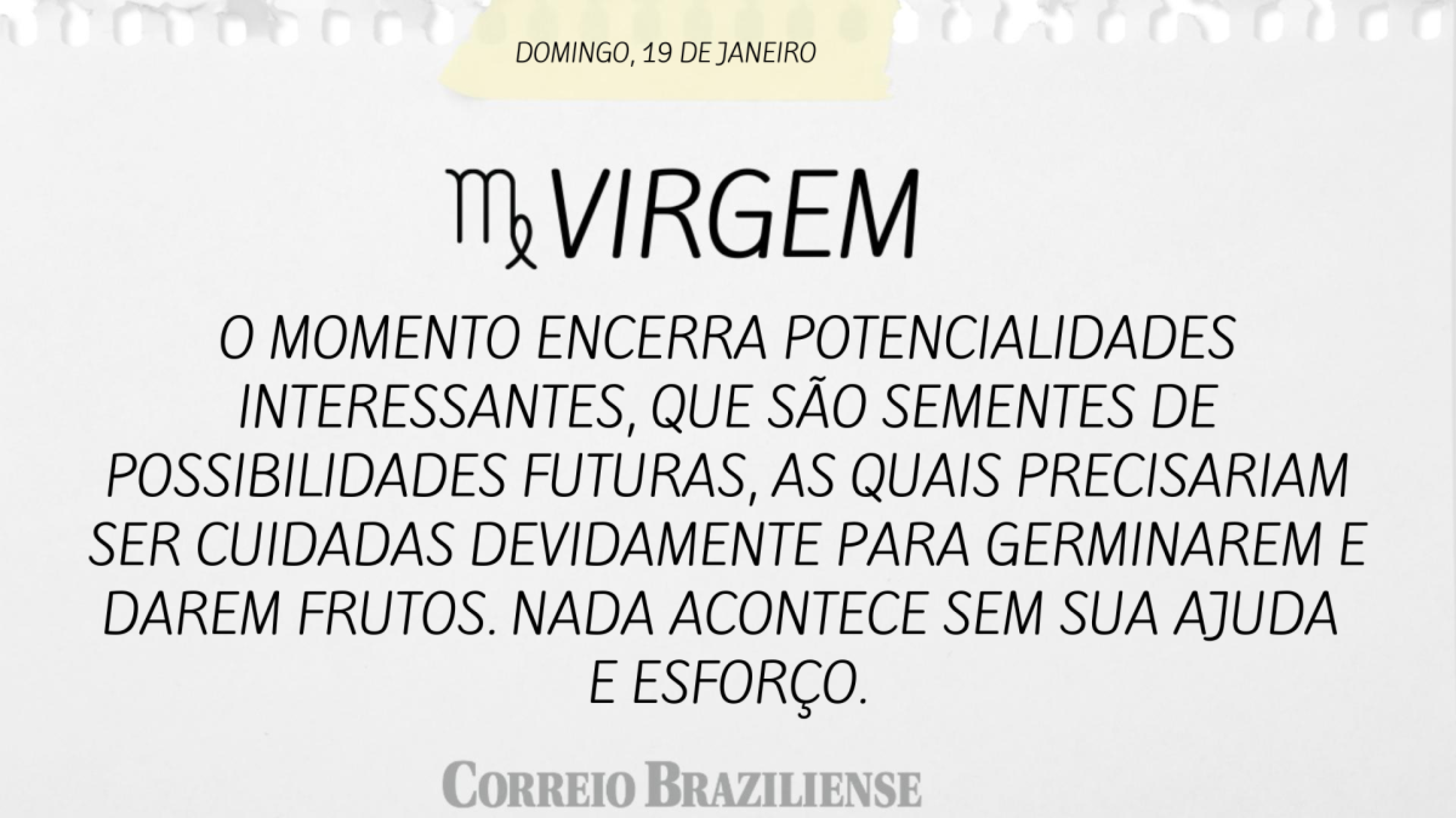 VIRGEM (nascidos entre 23/08 e 22/09) 