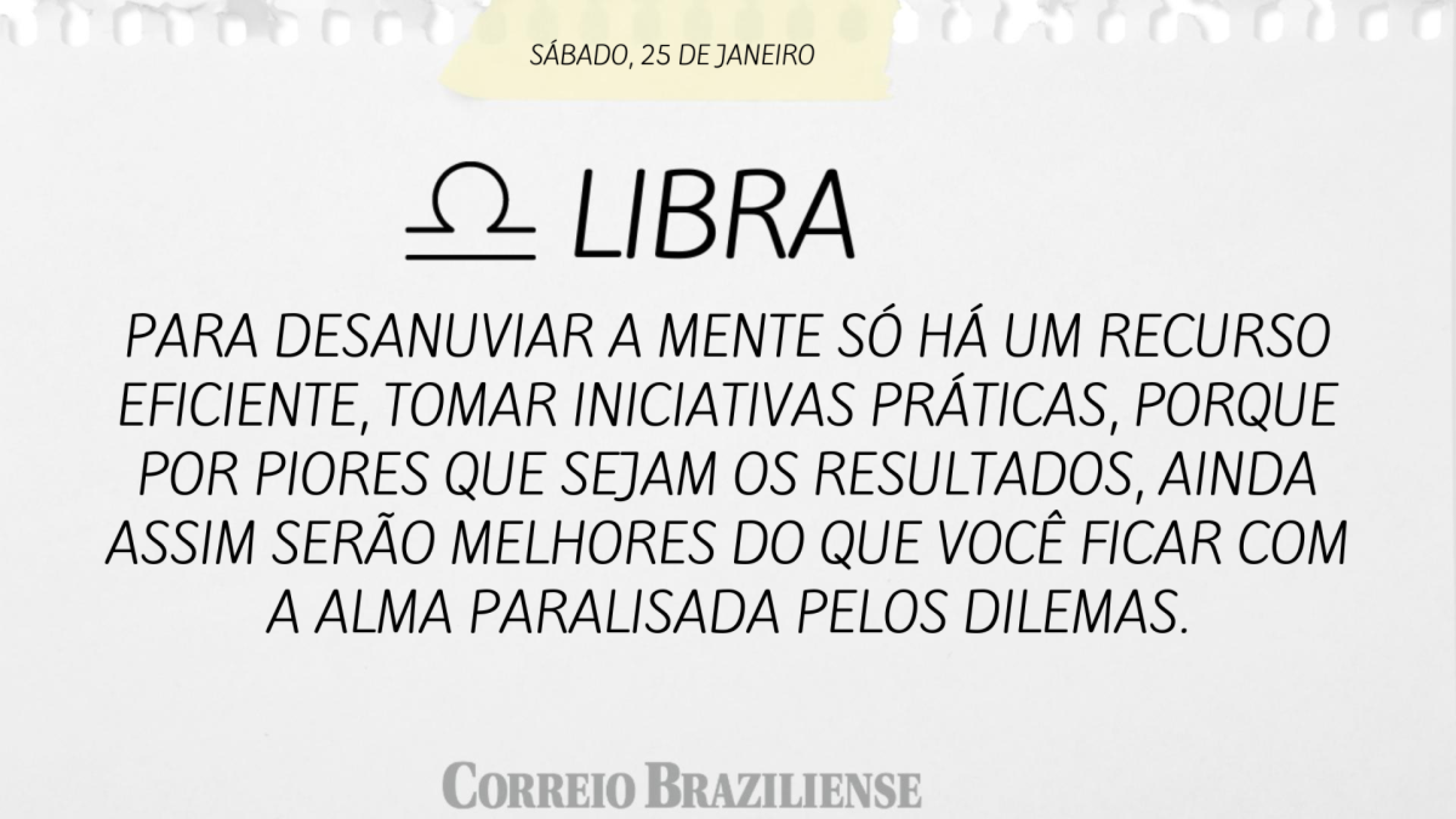 Libra | 25 de janeiro de 2025