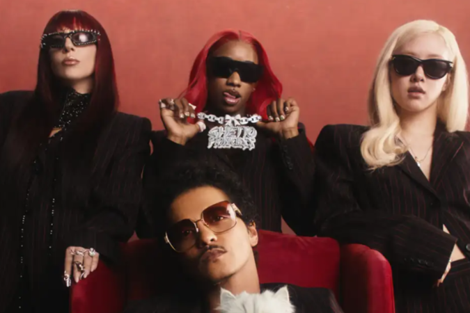 Lady Gaga e ROSÉ no novo clipe de Bruno Mars - (crédito: TMJBrazil) Lady Gaga e ROSÉ no novo clipe de Bruno Mars - (crédito: TMJBrazil)