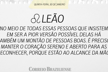 Leão | 30 de janeiro