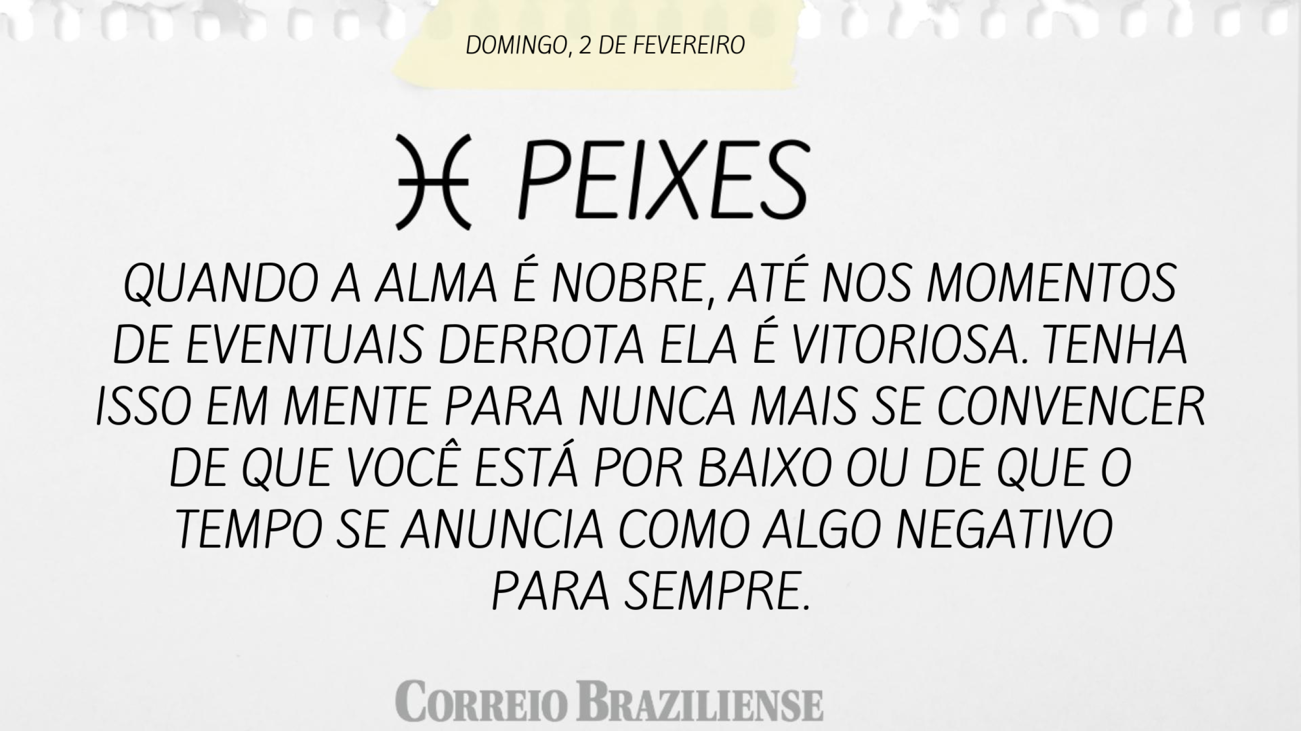 Peixe | 2 de fevereiro