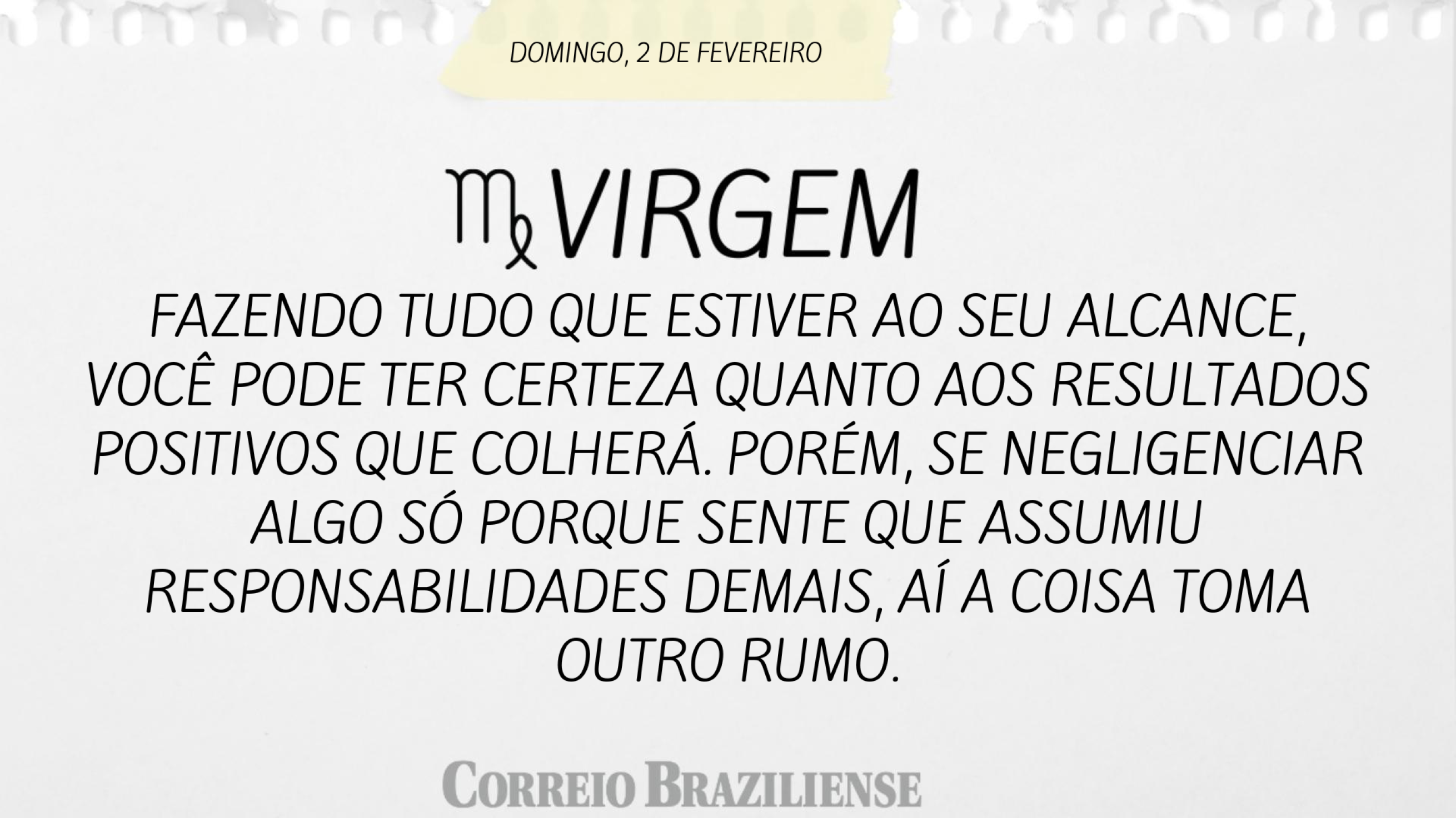 Virgem | 2 de fevereiro