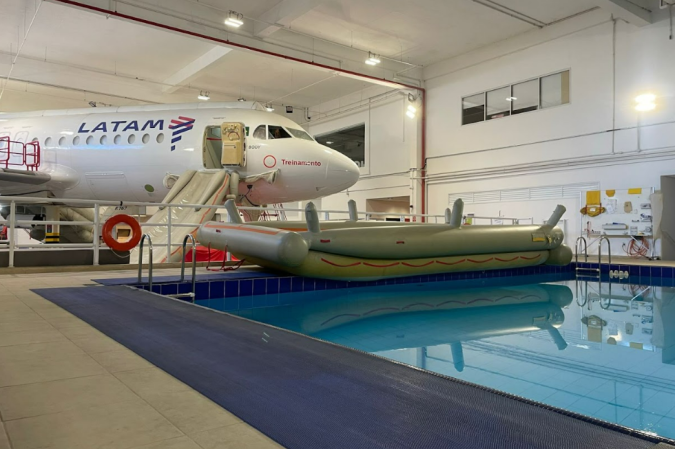 Local para treinamento de comissários(as) na Academia Corporativa LATAM