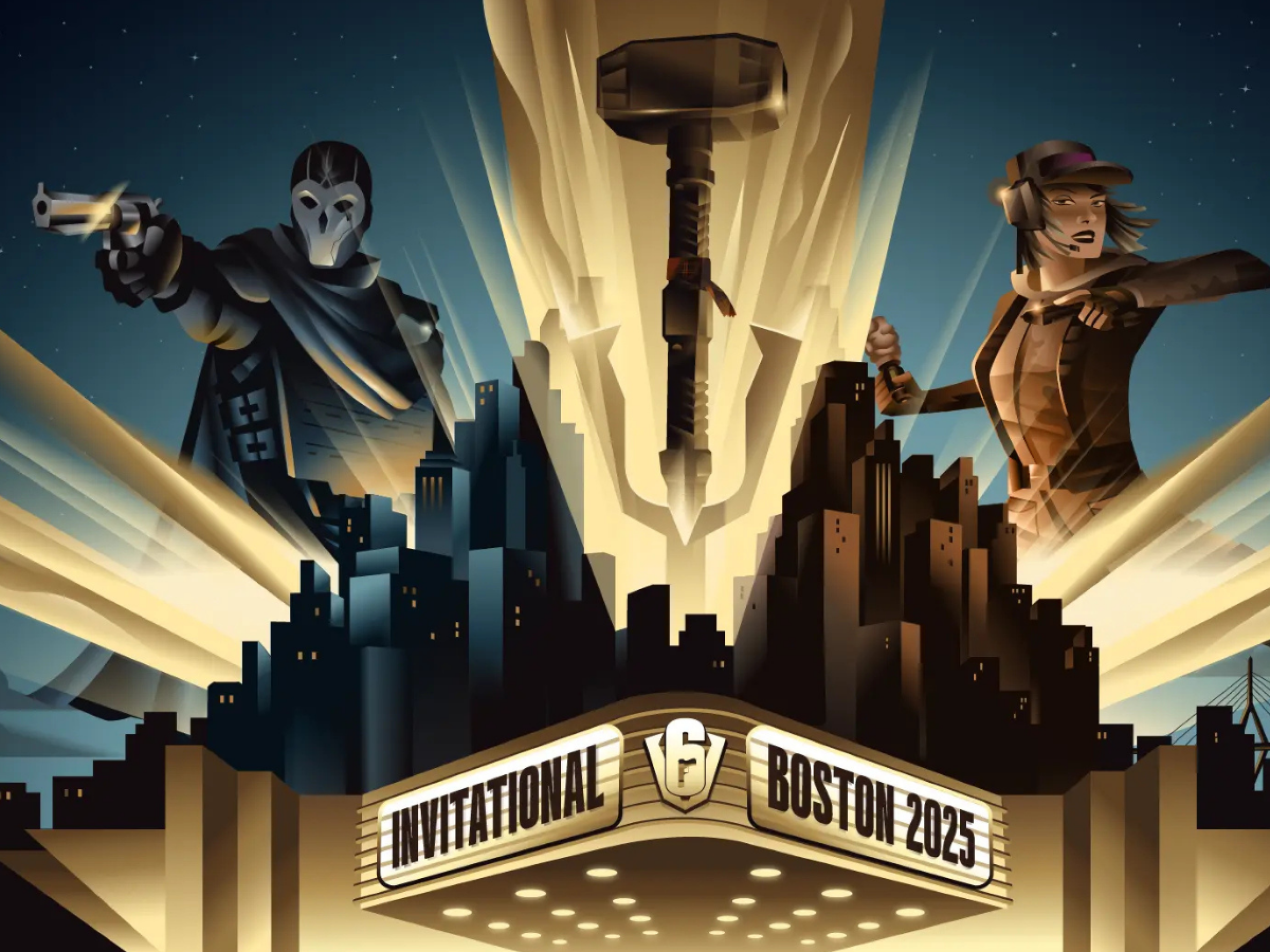 Esse ano em Boston, o Six Invitational traz as melhores equipes de Rainbow Six Siege para disputar a marreta.