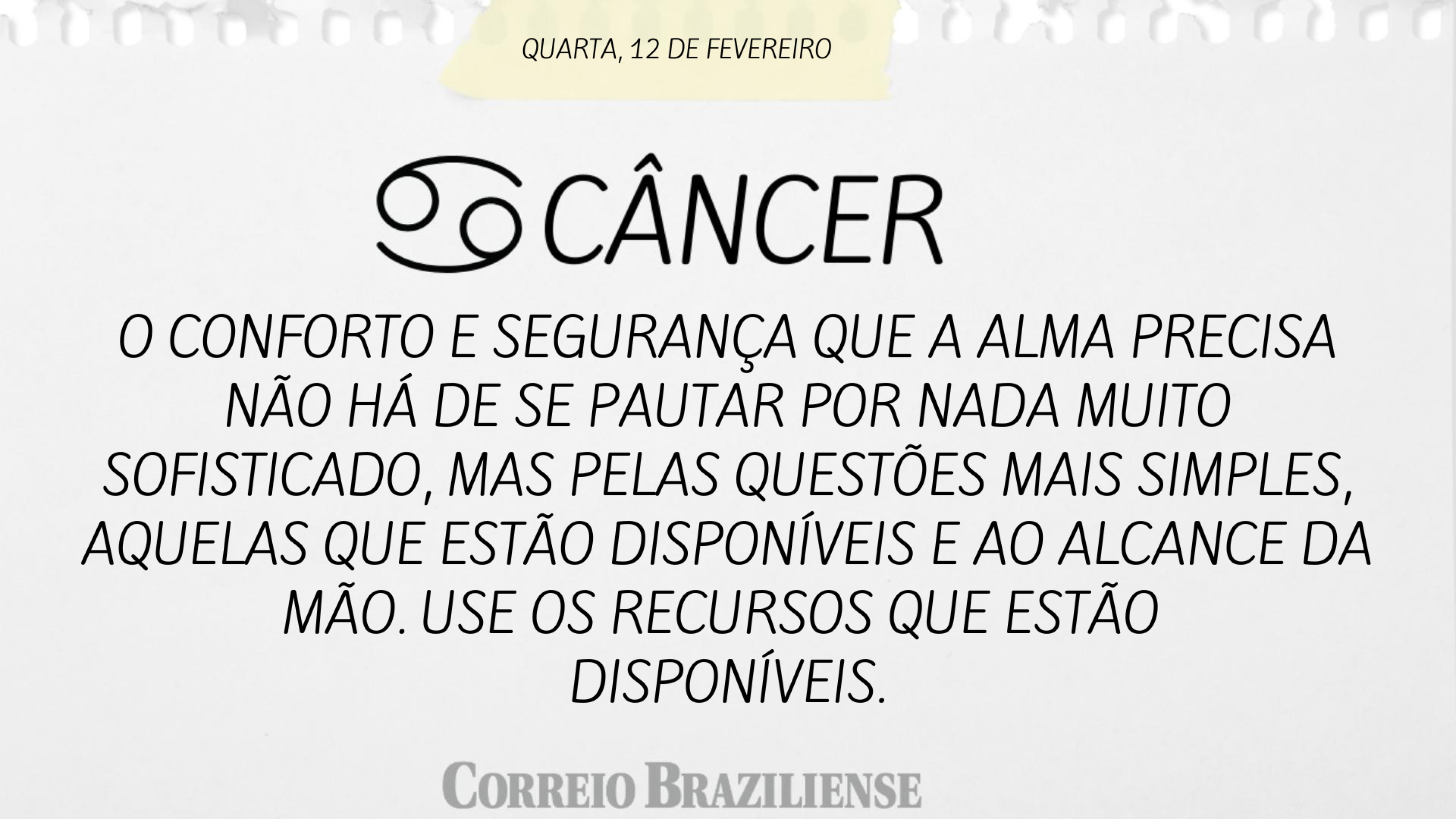 Câncer (nascimento entre 21/6 e 21/7)  