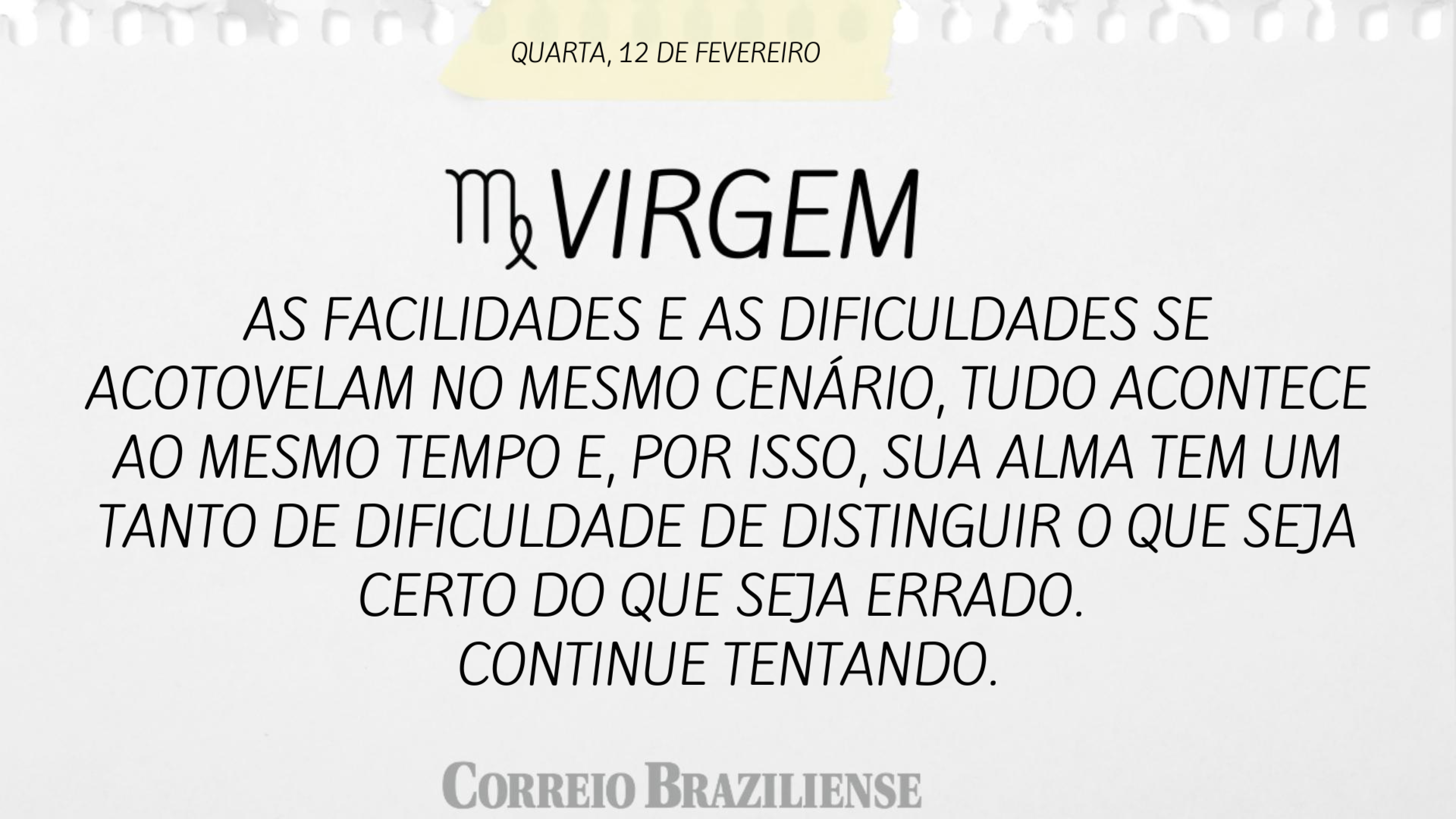 Virgem (nascimento entre 23/8 e 22/9)  