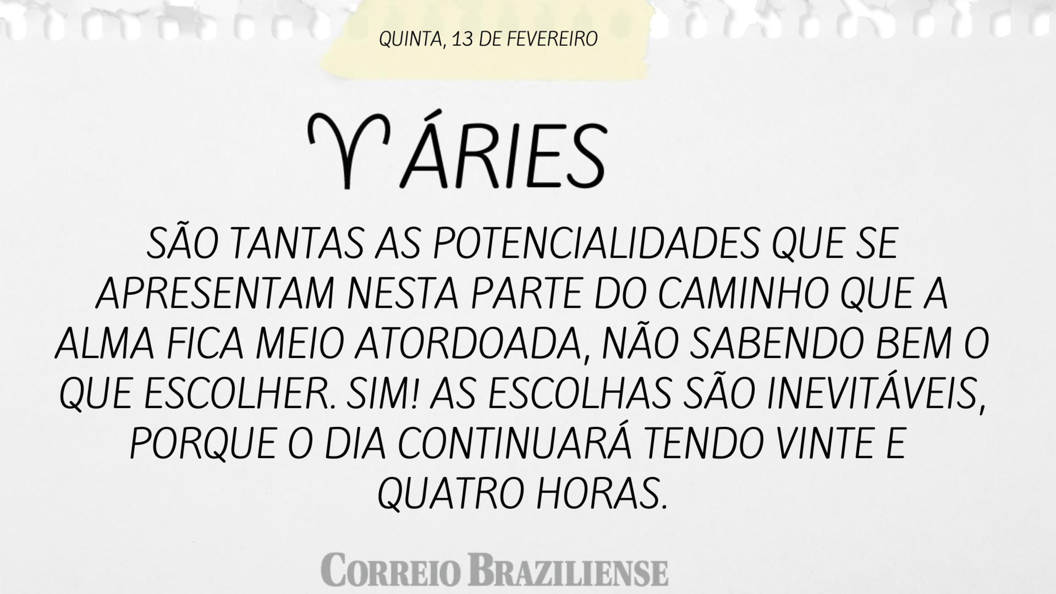 Áries (nascimento entre 21/3 e 20/4) 