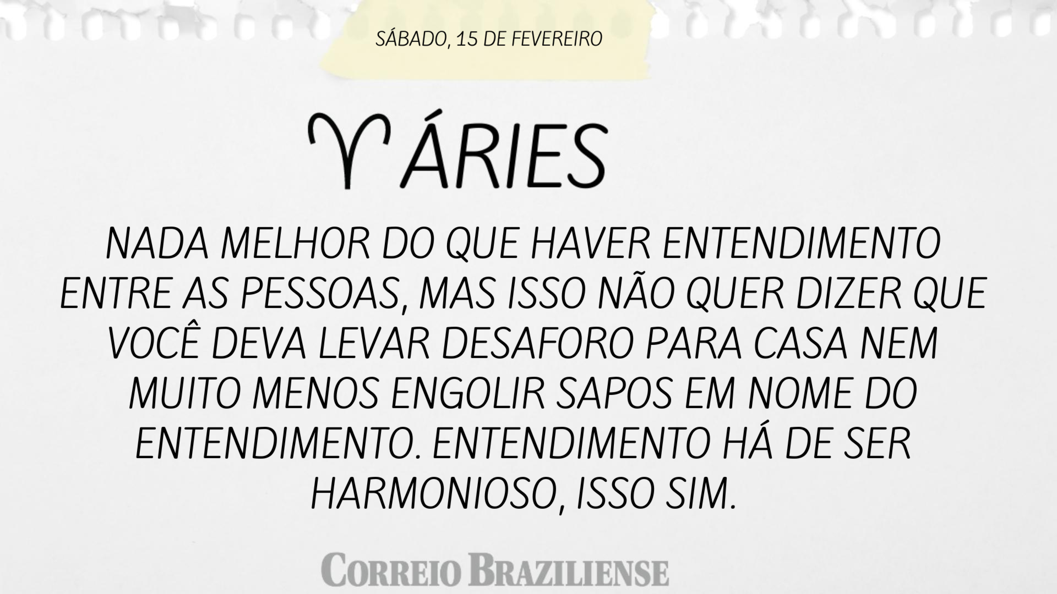 ÁRIES (nascimento entre 21/3 a 20/4) 